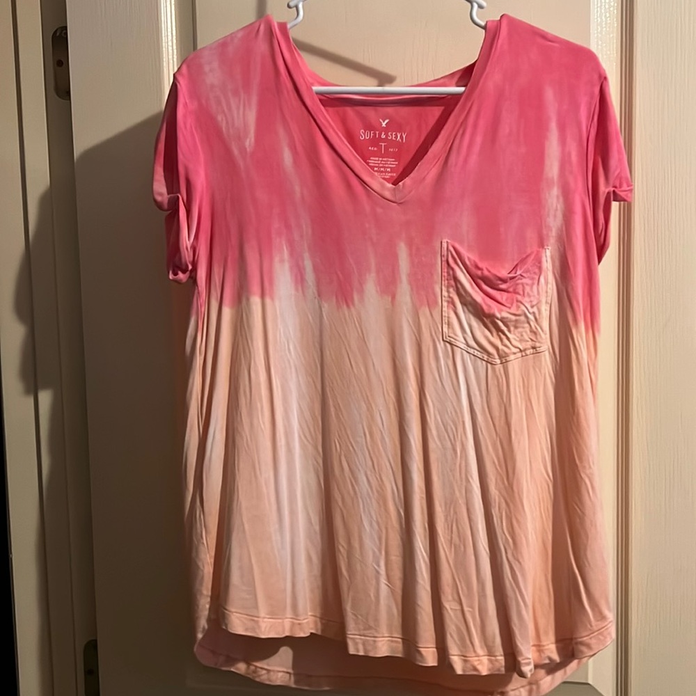 American Eagle Tie Die T-Shirt